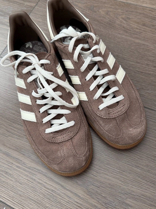 adidas Shoes - adidas Women’s Spezial Sneakers in Brown with Cream Stripes